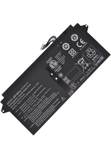 Retro 2ICP3/65/114-2, AP12F3J, KT.00403.009 Acer Uyumlu Batarya Pil