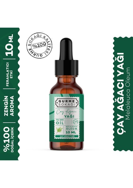 Çay Ağacı Yağı 10 ml (Soğuk Sıkım)