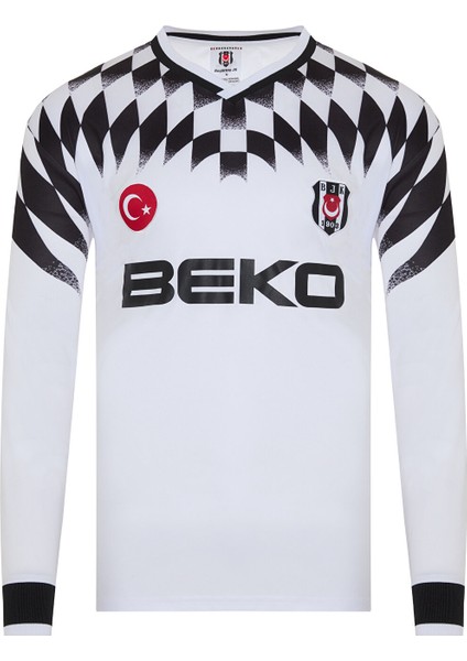 Beşiktaş Retro Beko Uzun Kol Beyaz Forma