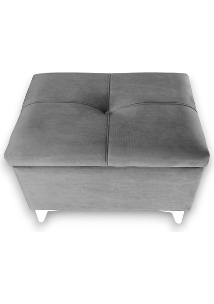 Cassa Sandıklı Puf Bench - Gri