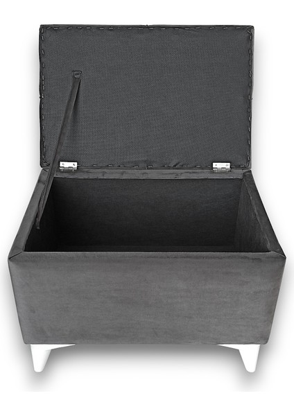 Cassa Sandıklı Puf Bench - Gri