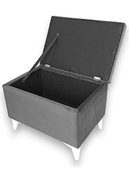Cassa Sandıklı Puf Bench - Gri