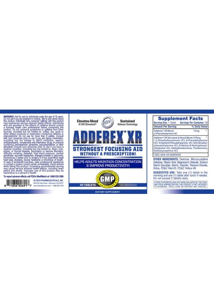 Adderex® Xr 30 Tablet