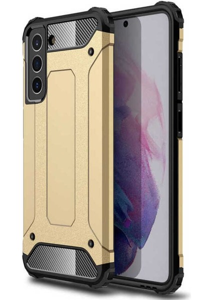Samsung Galaxy S21 Fe Kılıf 5 Katmanlı Tam Koruma Military Standart Army Tank Kılıf