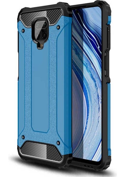 Xiaomi Redmi Note 9s Kılıf 5 Katmanlı Tam Koruma Military Standart Army Tank Kılıf