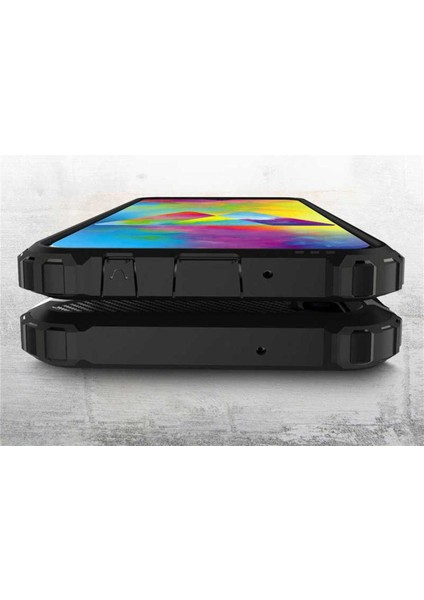 Samsung Galaxy M20 Kılıf 5 Katmanlı Tam Koruma Military Standart Army Tank Kılıf