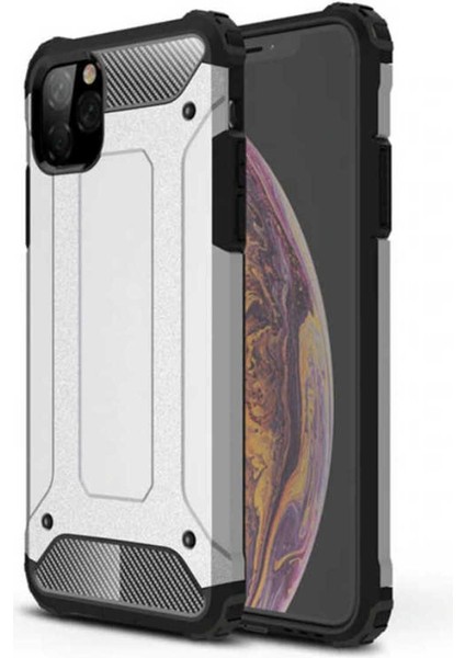 Apple iPhone 11 Pro Max Kılıf 5 Katmanlı Tam Koruma Military Standart Army Tank Kılıf