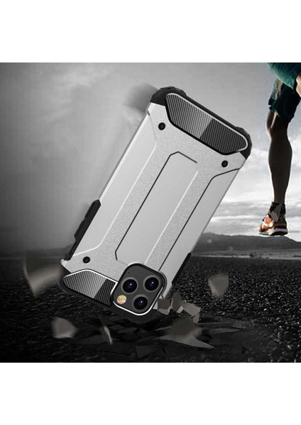 Apple iPhone 12 Pro Max Kılıf 5 Katmanlı Tam Koruma Military Standart Army Tank Kılıf