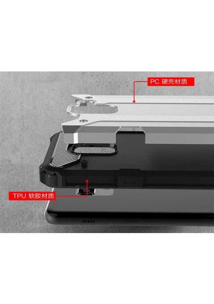 Samsung Galaxy A8 2018 Kılıf 5 Katmanlı Tam Koruma Military Standart Army Tank Kılıf