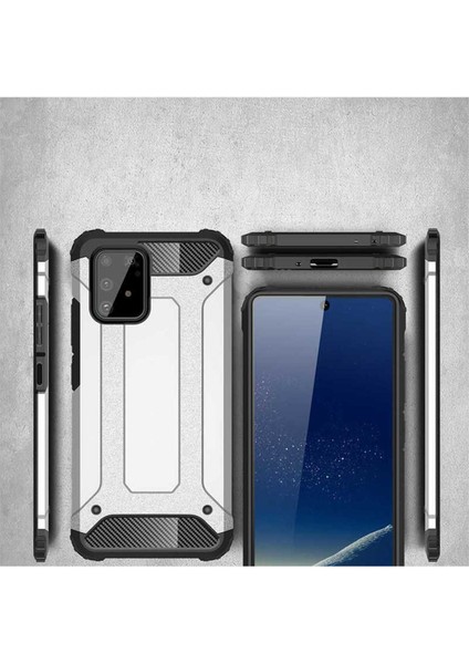 Samsung Galaxy A91 (S10 Lite) Kılıf 5 Katmanlı Tam Koruma Military Standart Army Tank Kılıf modelleri