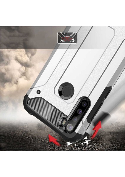 Xiaomi Redmi Note 8 Kılıf 5 Katmanlı Tam Koruma Military Standart Army Tank Kılıf