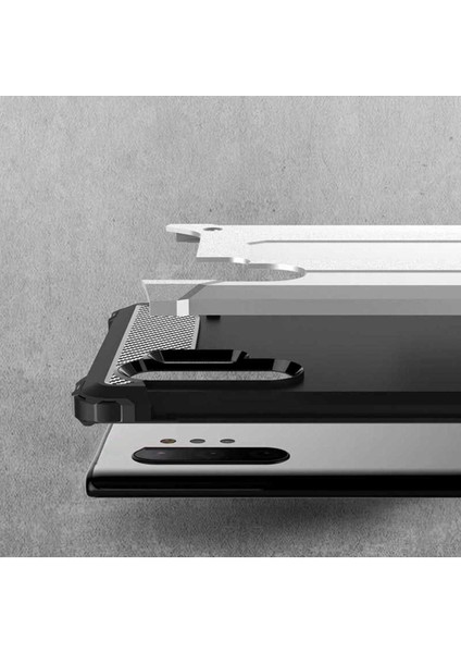 Samsung Galaxy Note 10 Plus Kılıf 5 Katmanlı Tam Koruma Military Standart Army Tank Kılıf