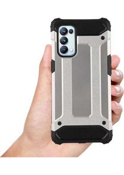 Oppo Reno 5 Pro 5g Kılıf 5 Katmanlı Tam Koruma Military Standart Army Tank Kılıf modelleri