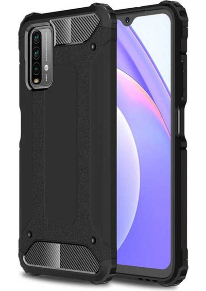Xiaomi Redmi Note 9 4g Kılıf 5 Katmanlı Tam Koruma Military Standart Army Tank Kılıf
