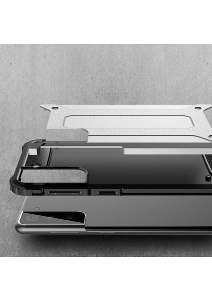 Samsung Galaxy S21 Kılıf 5 Katmanlı Tam Koruma Military Standart Army Tank Kılıf