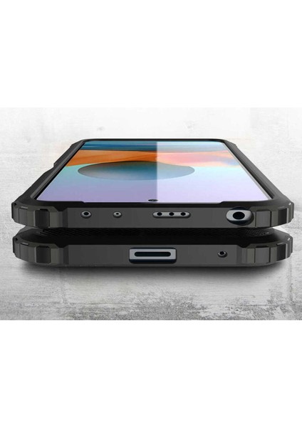 Xiaomi Redmi Note 10 Pro Kılıf 5 Katmanlı Tam Koruma Military Standart Army Tank Kılıf