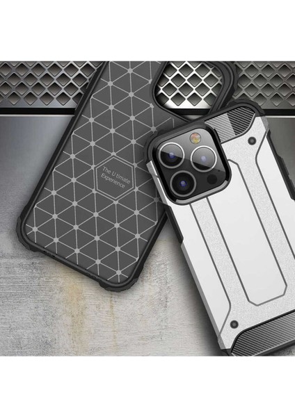 Apple iPhone 13 Pro Max Kılıf 5 Katmanlı Tam Koruma Military Standart Army Tank Kılıf