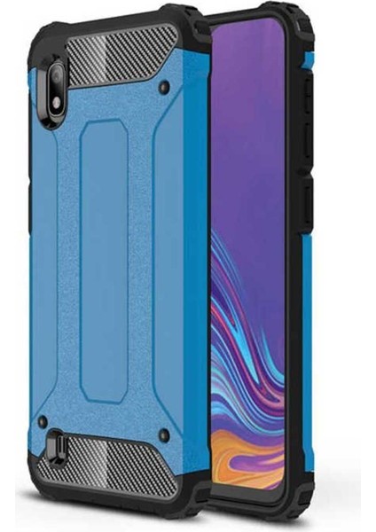 Samsung Galaxy A10 Kılıf 5 Katmanlı Tam Koruma Military Standart Army Tank Kılıf