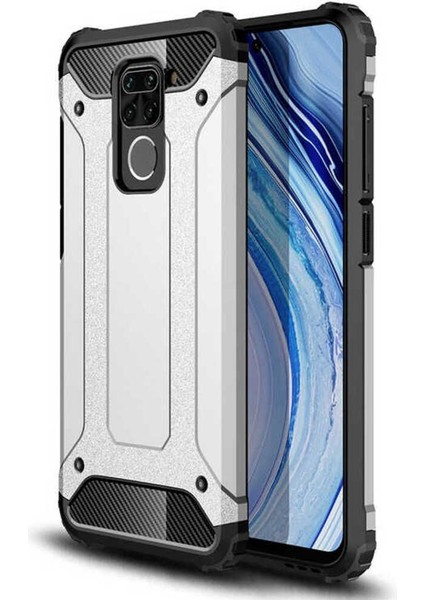 Xiaomi Redmi Note 9 Kılıf 5 Katmanlı Tam Koruma Military Standart Army Tank Kılıf