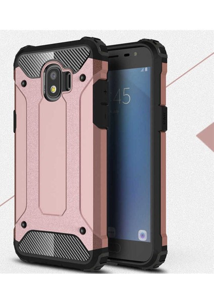 Samsung Galaxy J2 Pro 2018 Kılıf 5 Katmanlı Tam Koruma Military Standart Army Tank Kılıf