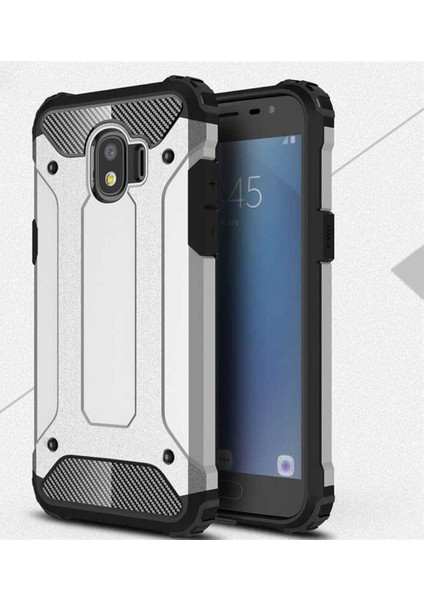 Samsung Galaxy J2 Pro 2018 Kılıf 5 Katmanlı Tam Koruma Military Standart Army Tank Kılıf