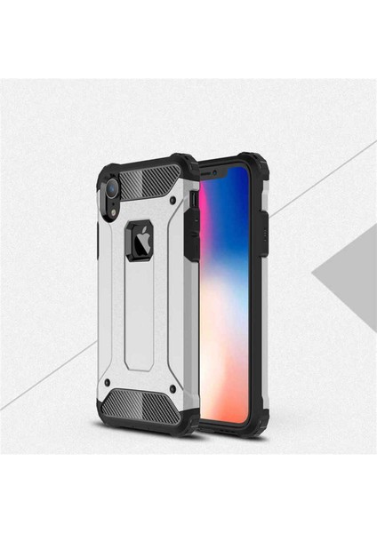Apple iPhone Xr 6.1 Kılıf 5 Katmanlı Tam Koruma Military Standart Army Tank Kılıf