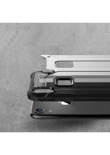 Apple iPhone Xr 6.1 Kılıf 5 Katmanlı Tam Koruma Military Standart Army Tank Kılıf