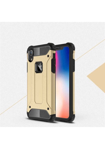 Apple iPhone Xr 6.1 Kılıf 5 Katmanlı Tam Koruma Military Standart Army Tank Kılıf