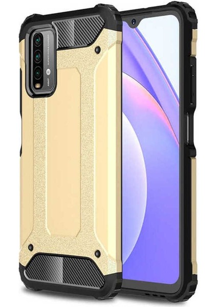 Xiaomi Poco M3 Kılıf 5 Katmanlı Tam Koruma Military Standart Army Tank Kılıf