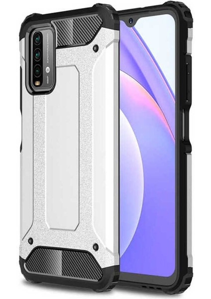 Xiaomi Redmi Note 9 4g Kılıf 5 Katmanlı Tam Koruma Military Standart Army Tank Kılıf