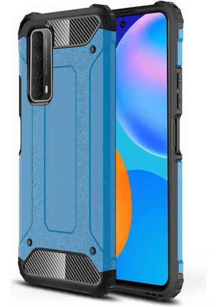 Huawei P Smart 2021 Kılıf 5 Katmanlı Tam Koruma Military Standart Army Tank Kılıf