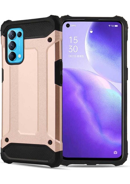 Oppo Reno 5 5g Kılıf 5 Katmanlı Tam Koruma Military Standart Army Tank Kılıf