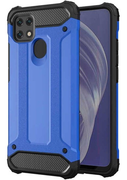 Oppo A15S Kılıf 5 Katmanlı Tam Koruma Military Standart Army Tank Kılıf