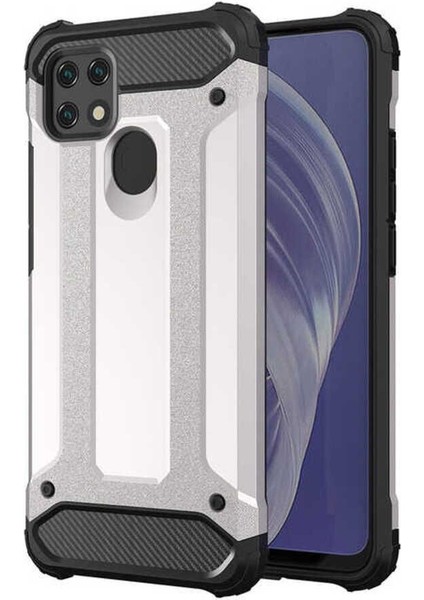 Oppo A15S Kılıf 5 Katmanlı Tam Koruma Military Standart Army Tank Kılıf