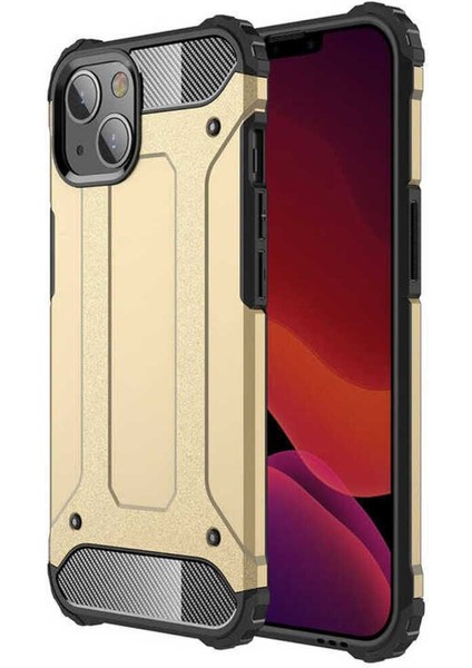 Apple iPhone 13 Kılıf 5 Katmanlı Tam Koruma Military Standart Army Tank Kılıf