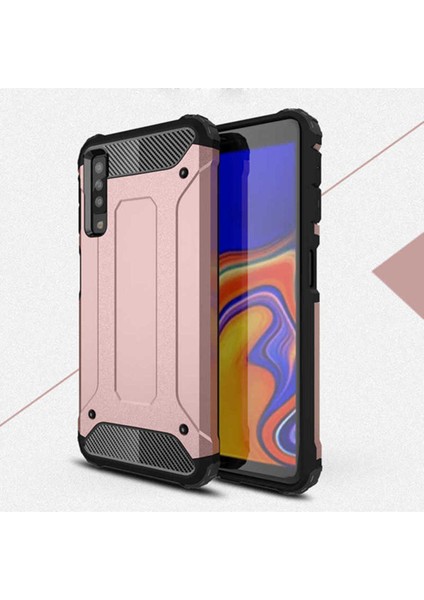 Samsung Galaxy A9 2018 Kılıf 5 Katmanlı Tam Koruma Military Standart Army Tank Kılıf