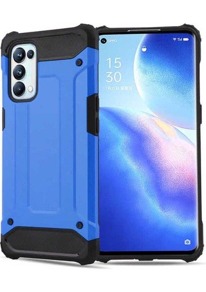 Oppo Reno 5 Pro 5g Kılıf 5 Katmanlı Tam Koruma Military Standart Army Tank Kılıf