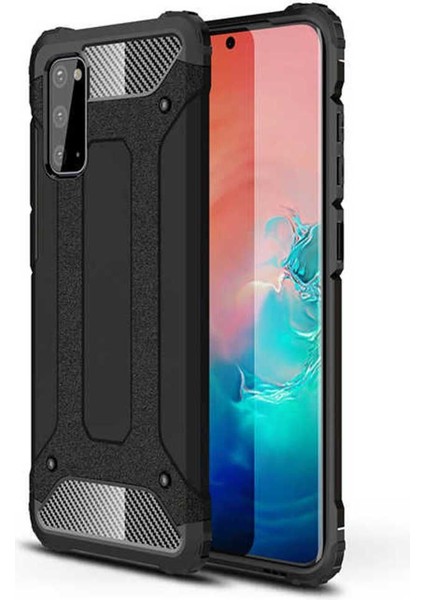 Samsung Galaxy S20 Kılıf 5 Katmanlı Tam Koruma Military Standart Army Tank Kılıf