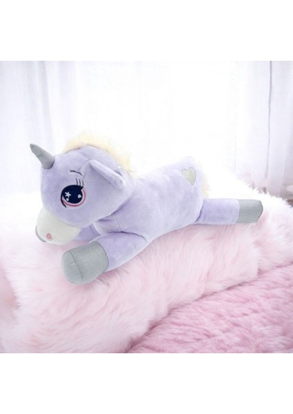 Büyük Boy Sevimli Yatan Peluş Unicorn modelleri