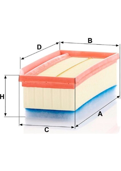 HAVA FİLTRESİ RENAULT Clio IV Hatchback 0.9 TCe 90 LPG 06.2016 - ... 898 cm3 90 hp fırsatları