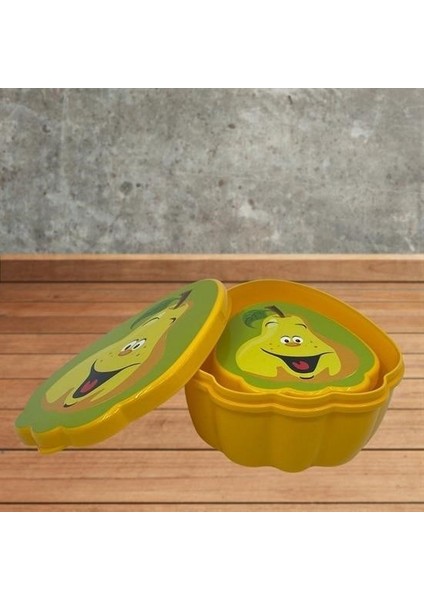 By Nevser® 2'li Iç Içe Geçebilen Armut Model Saklama ve Beslenme Kabı Seti (550 ml + 250 Ml) fiyatları