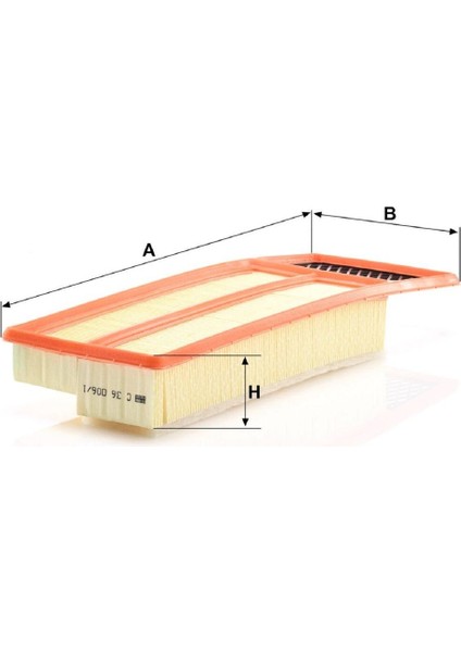 Mann Fılter Hava Filtresi Fıat Fiorino Mpv 1.3 Jtd Multijet 01.2011 - ... 1248 Cm3 95 Hp fiyatları