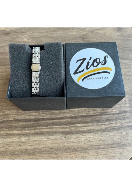 Minimal Kare Gümüş Kadın Kol Saati – Zios’un Zarafeti ZIOSKS1518