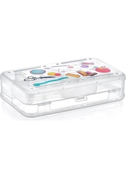 ® Çift Taraflı Bölmeli Hobi Dikiş Kutusu Ardunio Malzeme Kutusu fiyatları