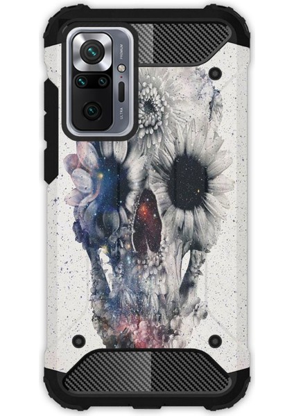 Xiaomi Redmi Note 10 Pro Uyumlu Kılıf Tank Full Koruma Antişok - Dişi Iskelet