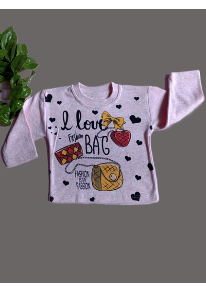 Minilkabebe Mevsimlik Ince Alt Üst Kız Bebek Takım 9-12-18 Ay