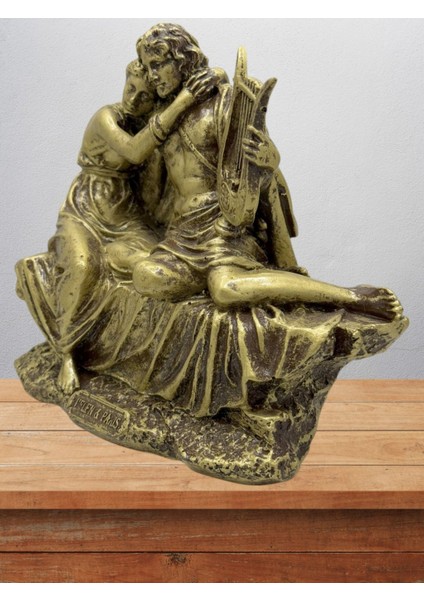 Paris&helen 17 cm Mitolojik Kahraman Heykel Dekor Hediyelik Eşya fiyatları