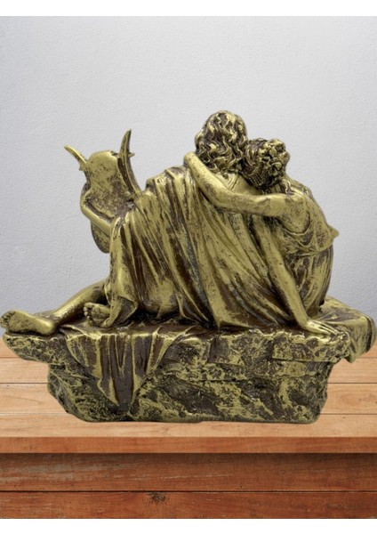 Paris&helen 17 cm Mitolojik Kahraman Heykel Dekor Hediyelik Eşya fırsatları