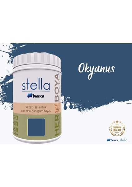 Stella Su Bazlı Saf Akrilik Boya 1 Litre