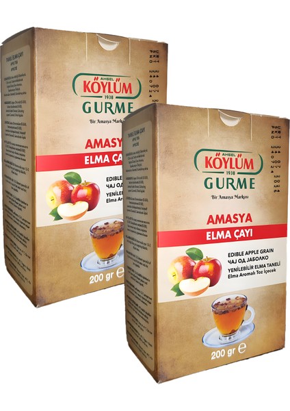 Amasya Doğal Elma Çayı 200 gr 2 Adet